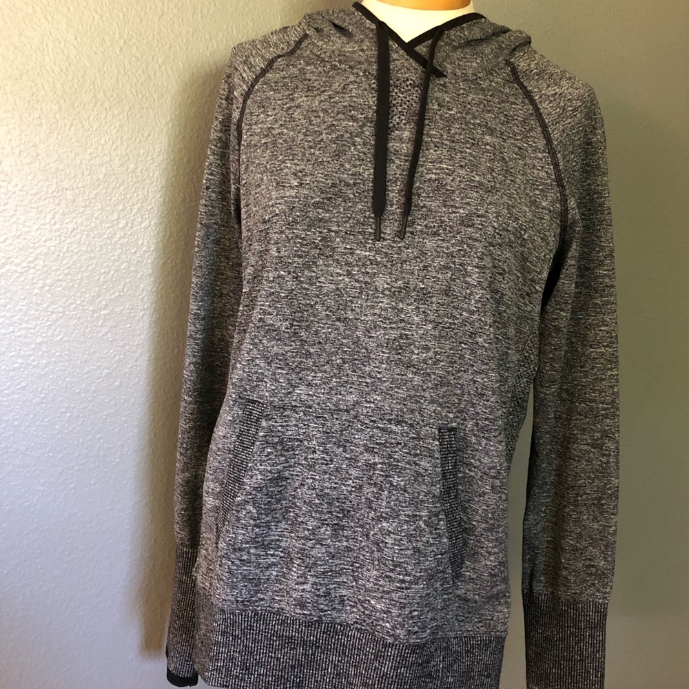 Lucy Activewear Hoodie Grey/Black Medium